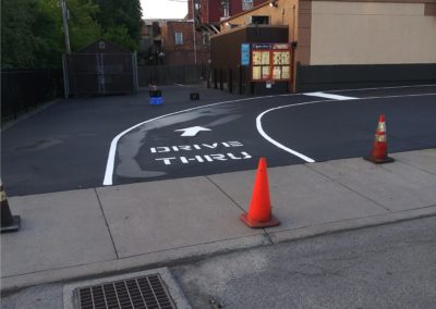 drive through line painting commercial service