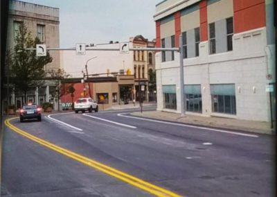 road line painting