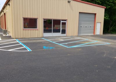 car shop lot line painting and design professional
